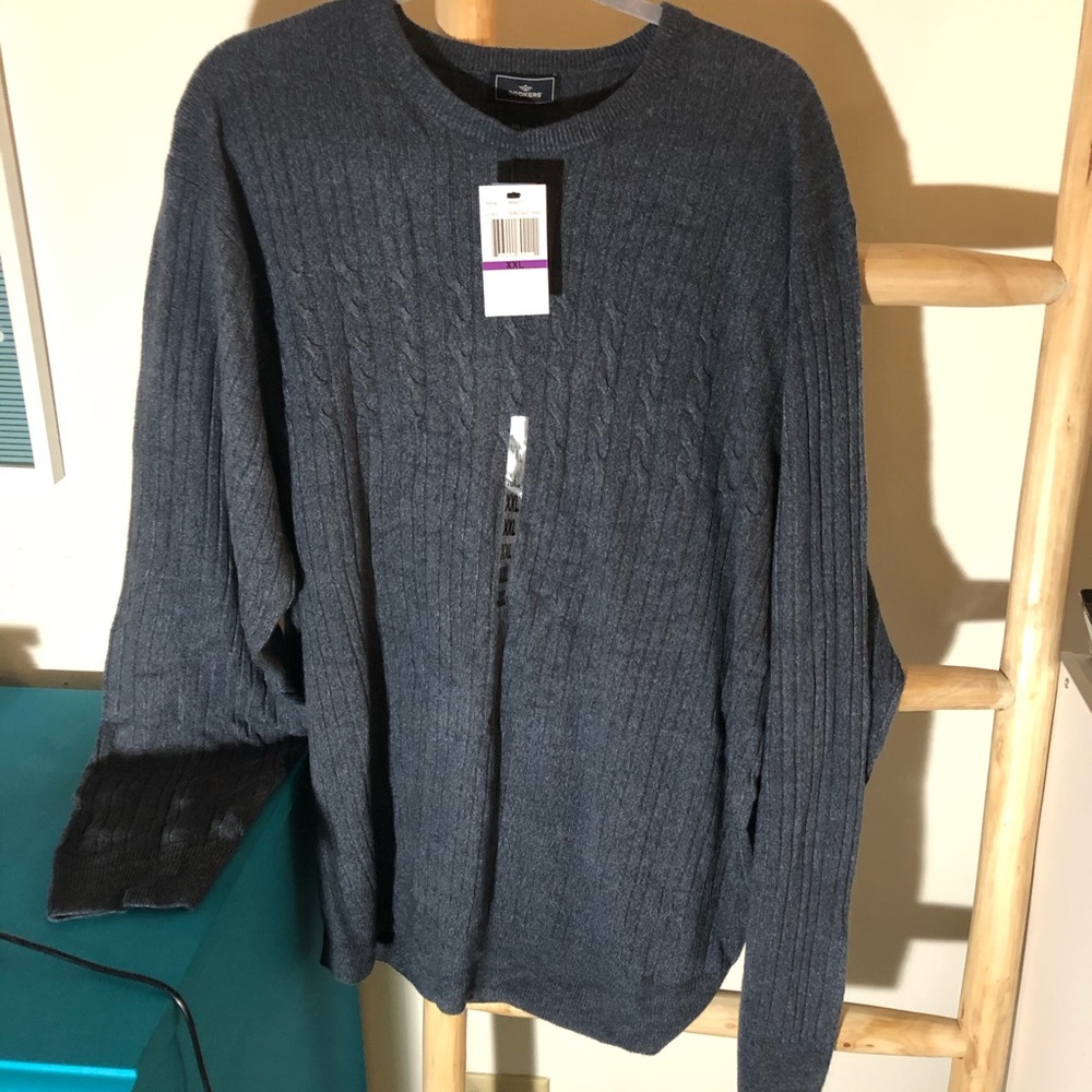 Dockers grey knit sweater